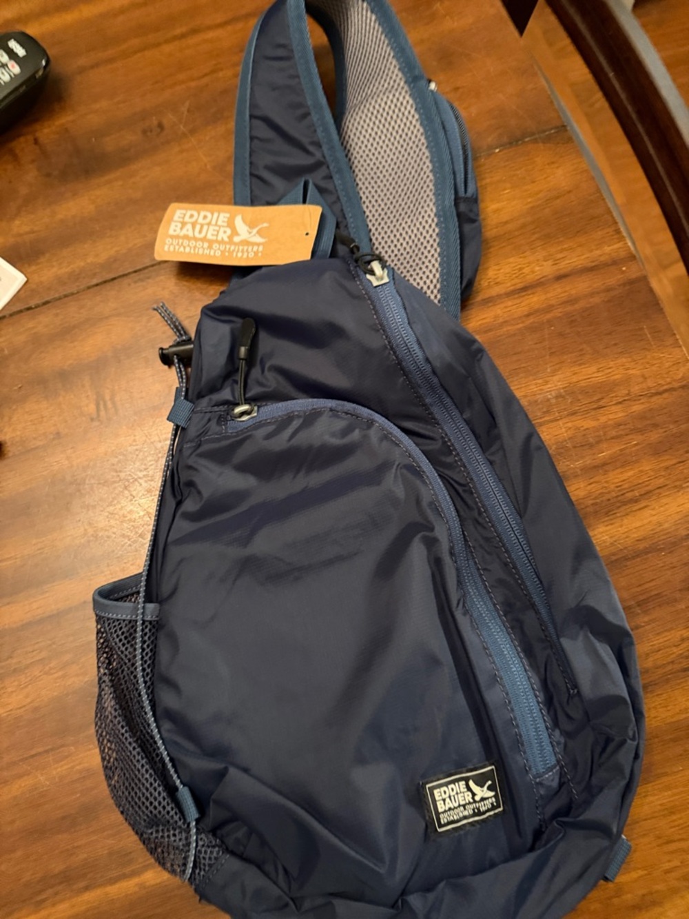 Eddie Bauer Navy Blue Sling Bag Shoulder Pack
